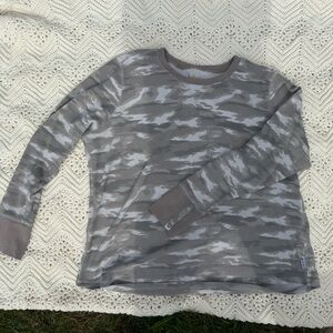 Carhartt Women’s Long Sleeve Camouflage Shirt - Gray